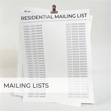 consumer email marketing lists for sale