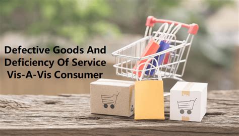 consumer protection faulty goods