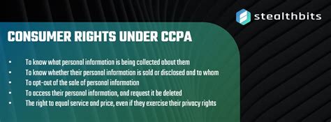 consumer rights under ccpa