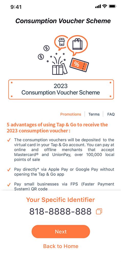 consumer voucher 2023 registration