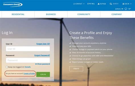 consumers energy eservices login