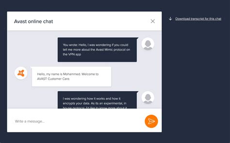 contact avast support live chat