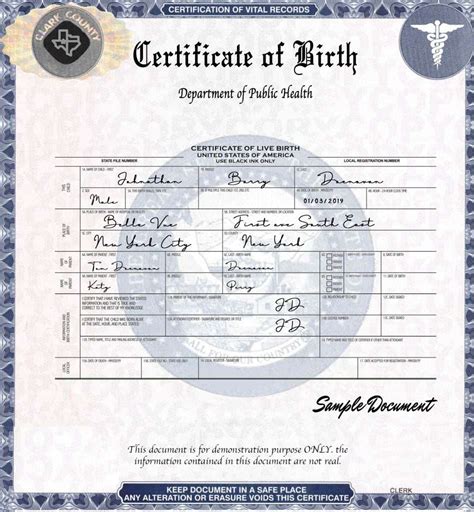 contact birth certificate office