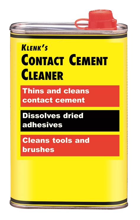Contact Cement Cleaner