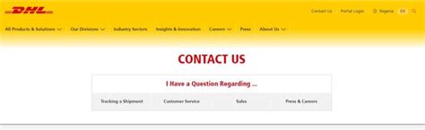 contact dhl express customer service