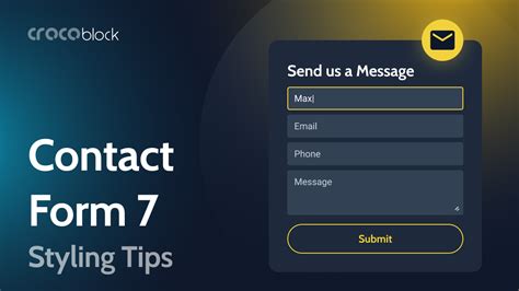 contact form 7 editing form template