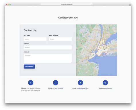 contact form html css bootstrap