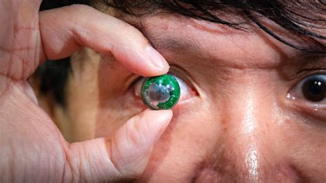 contact lenses with augmented reality