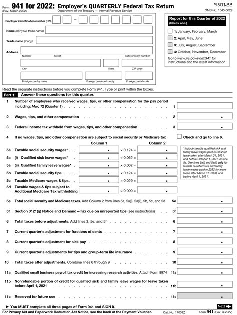 contact phone number for irs form 941
