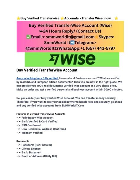 contact transfer wise