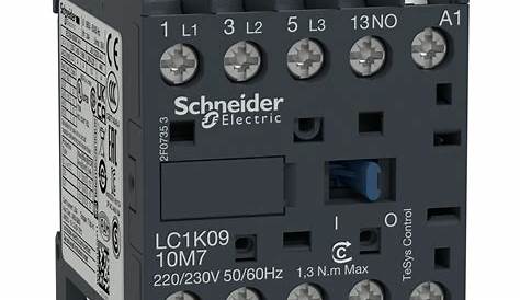Contacteur Schneider Bobine 380v LC1D50AQ7 TeSys LC1D 3P AC3 440V 50A