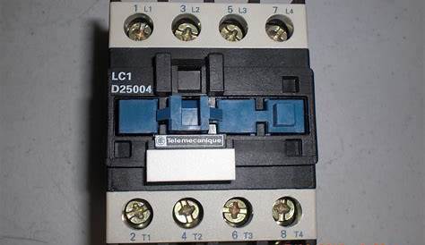 LC1D25004 TELEMACANIQUE LC1 D25004 Contactor, 40 Amp, 1Ph