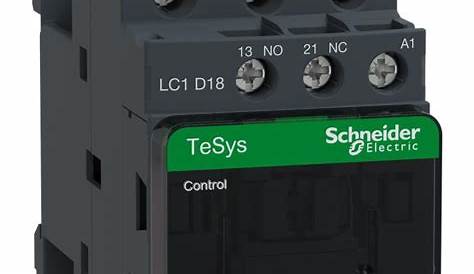 Schneider Electric 24v Ac Iec Magnetic Contactor No Of Poles 3 Reversing No 18 A Full Load Amps Inductive 3dy35 Lc1d18b7 Grainger