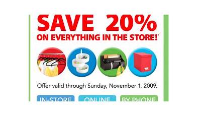 Container Store Coupon