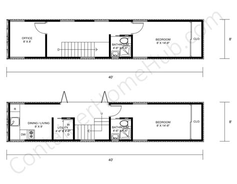 container home layouts