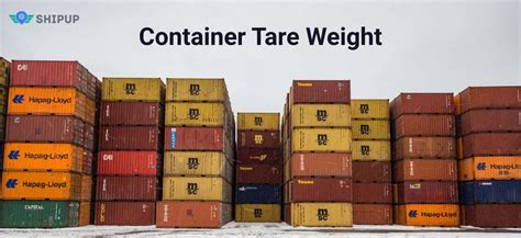 container tare weight checking
