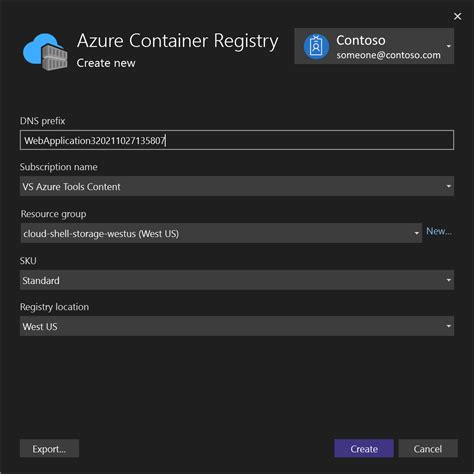 Container Tools Visual Studio