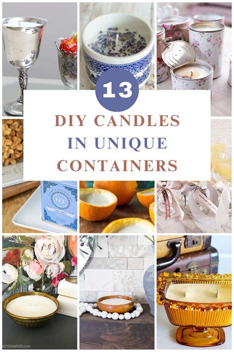Containers For Candles Ideas