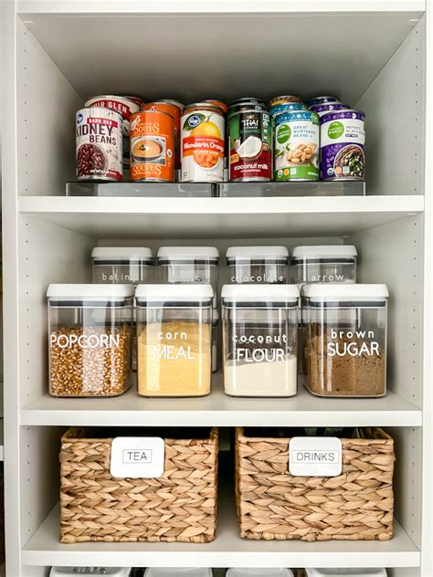 containers for organizing pantry