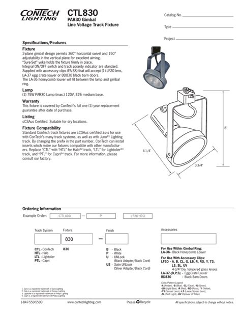 Contech Lighting Fl Catalog Pg 591