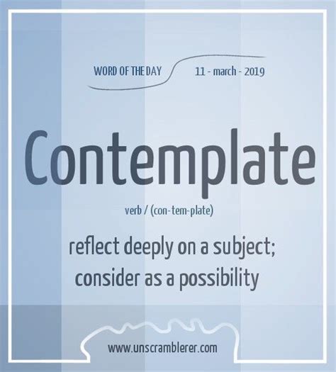 contemplate meaning synonyms
