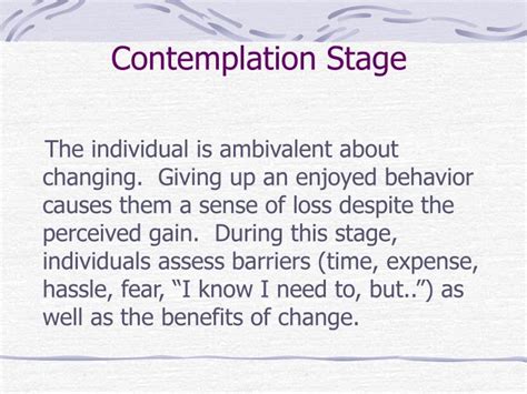 contemplation stage definition