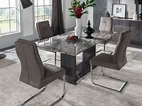 Modern Marble Shine Dining Table Set My Aashis