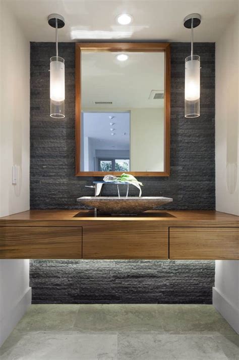 Contemporary Bathroom Floating Vanities