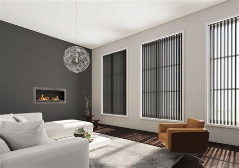 contemporary blinds for grey room