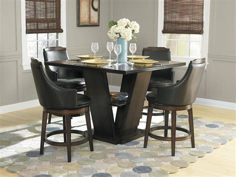 contemporary counter height dining table