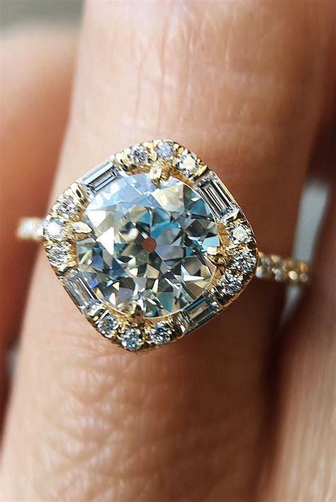 contemporary diamond engagement rings