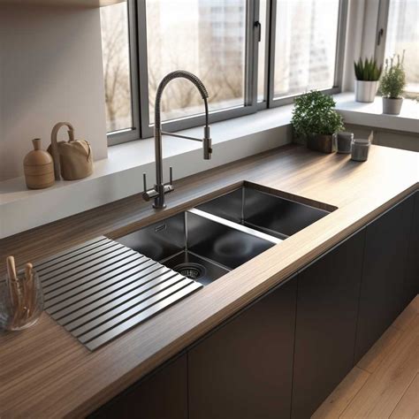 contemporary kitchen sinks