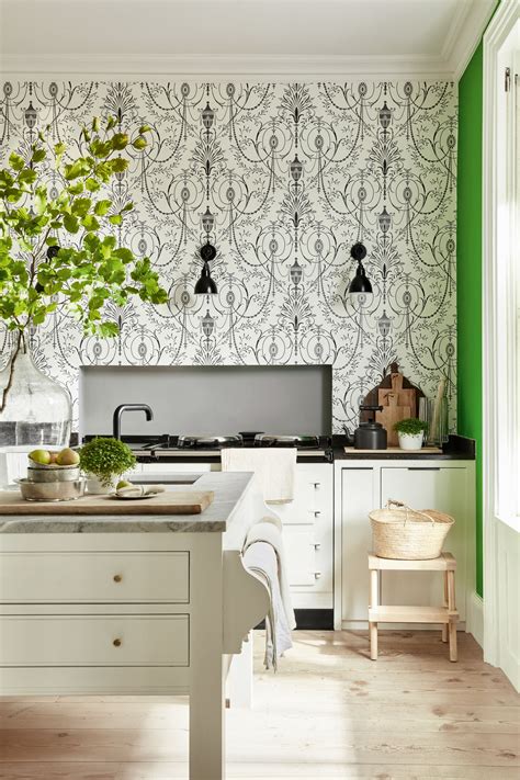 Contemporary Kitchen Wallpaper Ideas