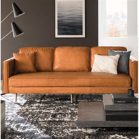 contemporary loveseat leather