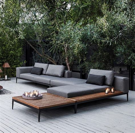 contemporary wooden outdoor furniture