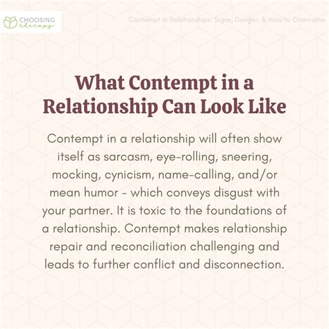 contempt definition in a relationship