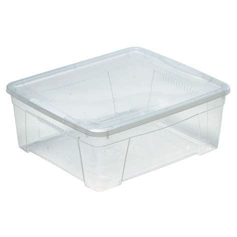 contenitore plastica trasparente con coperchio