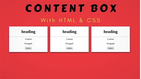 Content Boxes Html