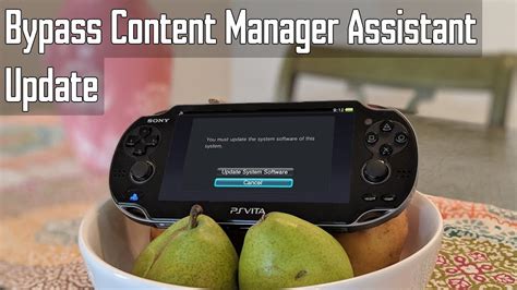 content manager assistant ps vita error