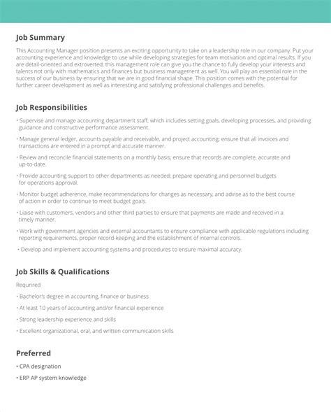content manager job description resume