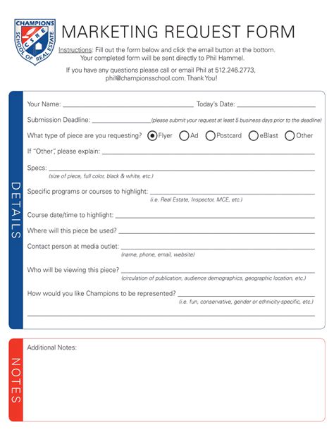 content marketing forms