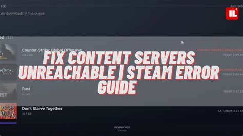content servers unreachable steam error