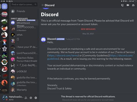 content warning game discord