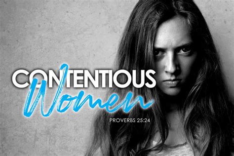 contentious woman verses