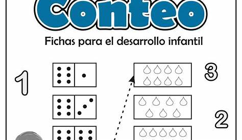 Fichas de Conteo | Aprender a contar y colorear | PARA IMPRIMIR