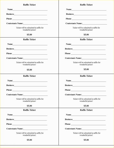 Free Printable Contest Entry form Template Of Entry form Templates