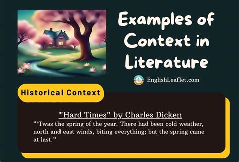 context definition and examples in literature