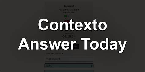 contexto answer to download