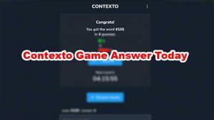 contexto game 100 answer