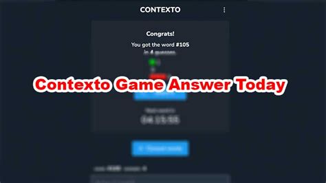contexto game 25 answers